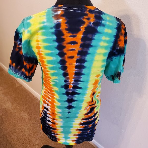 Tie Dye Boho bohemia unisex short sleeve T-shirt size S. 100% cotton. - Picture 5 of 13